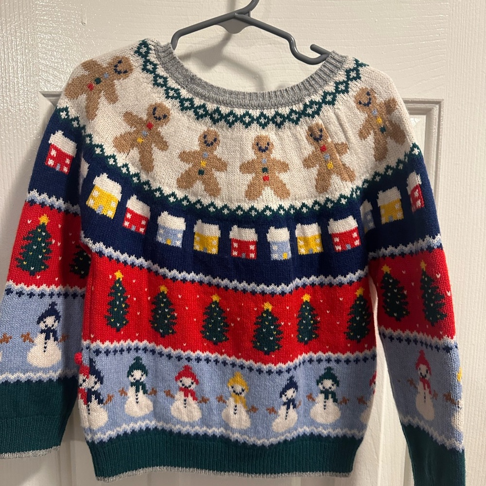 Mini Boden Multicolor Holiday Sweater